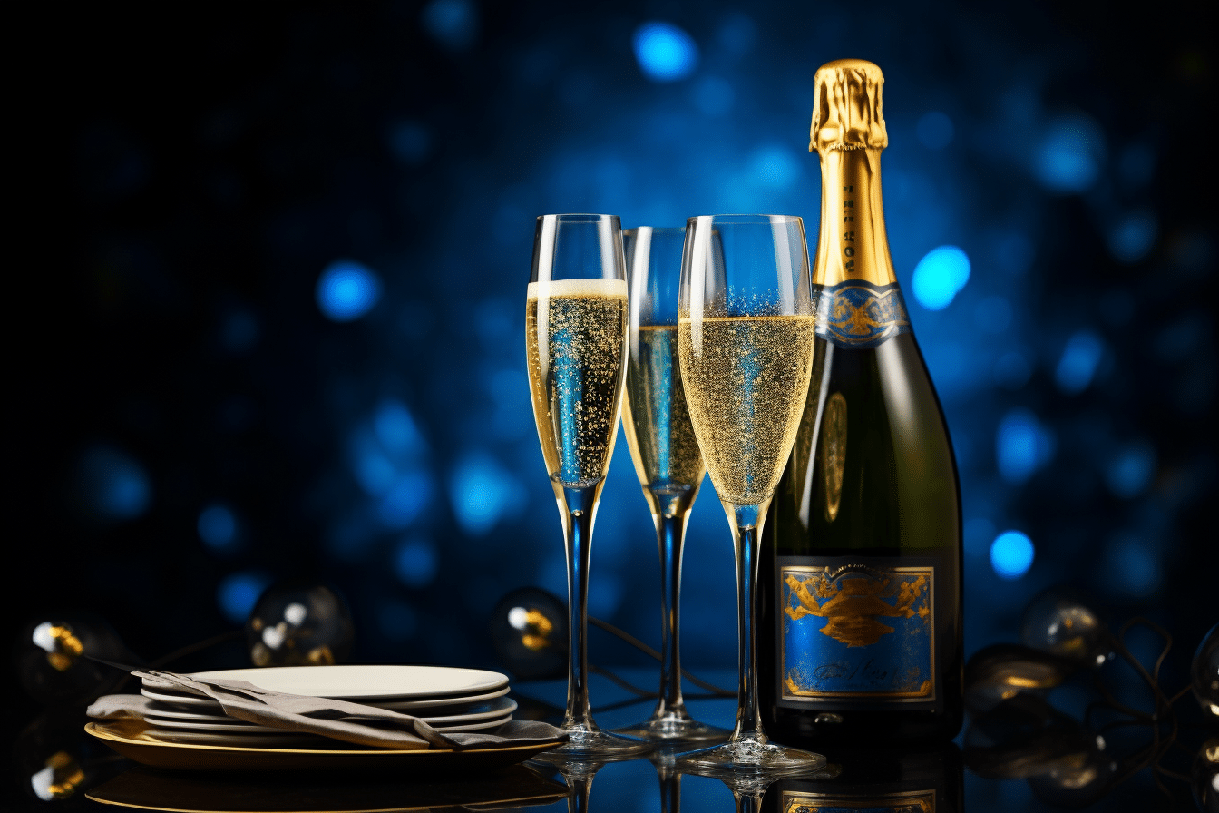 Hvor mange kalorier er der i en flaske hvidvin mousserende champagne?