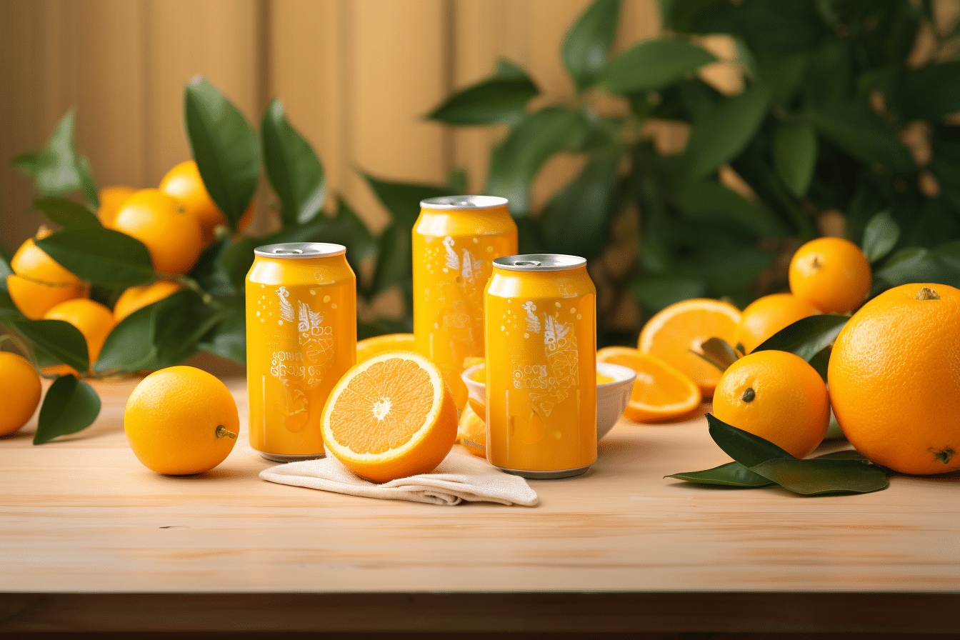 Hvor mange kalorier er der i en konserves af appelsinjuice?