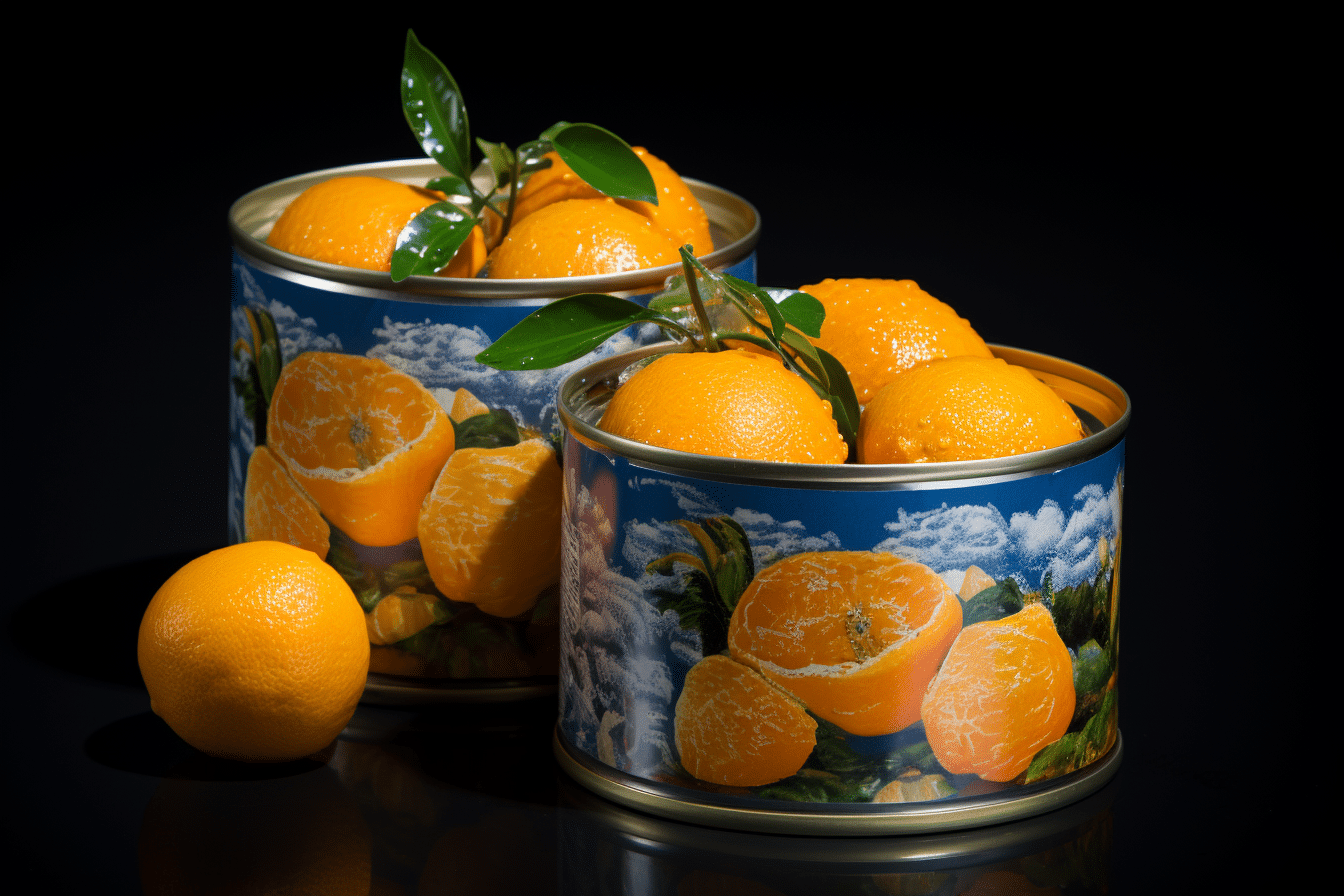 Hvor mange kalorier er der i en dåse Mandarin konserves?