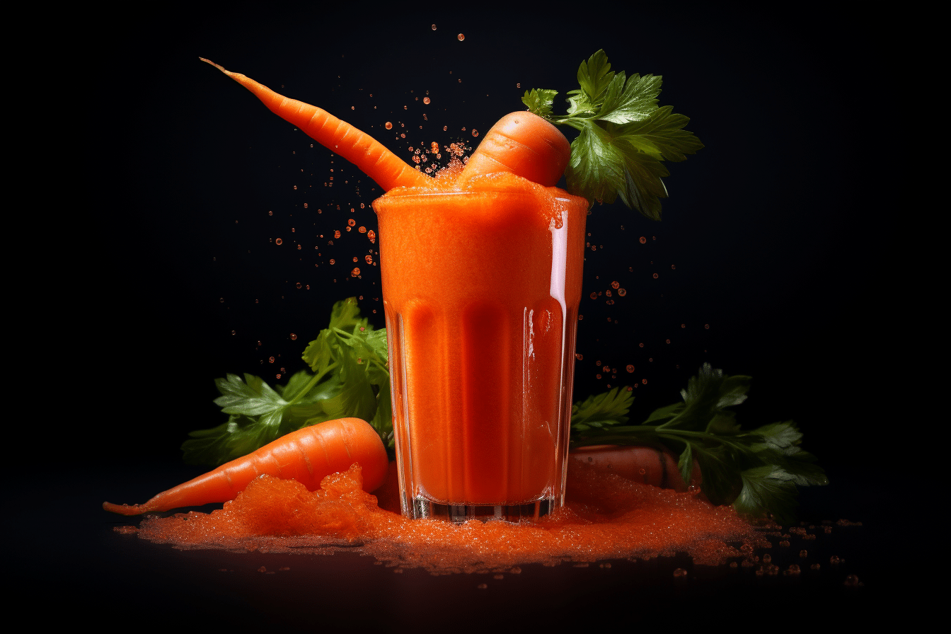 Hvor mange kalorier er der i gulerod juice?