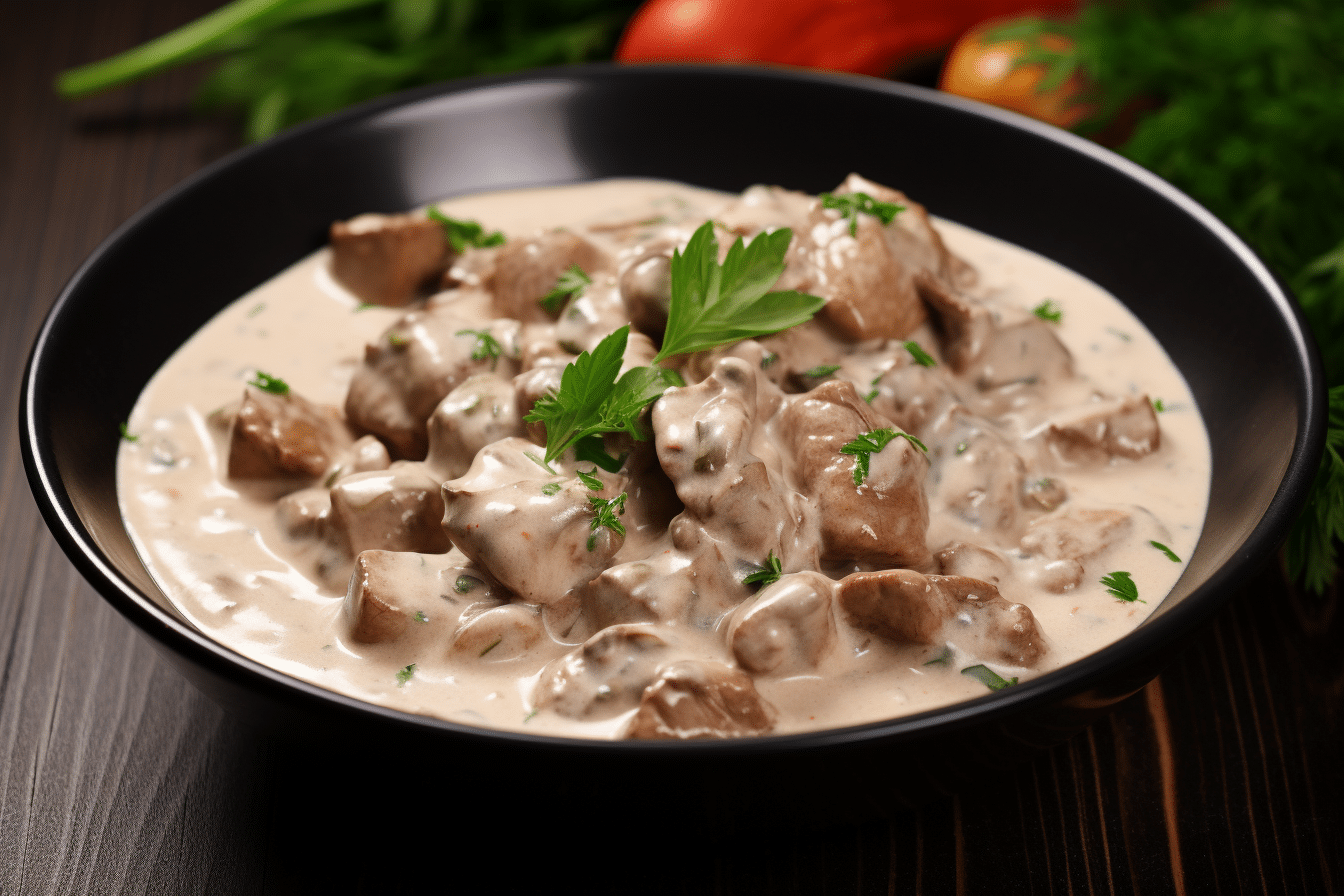 Hvor mange kalorier er der i flødesovs med gris?