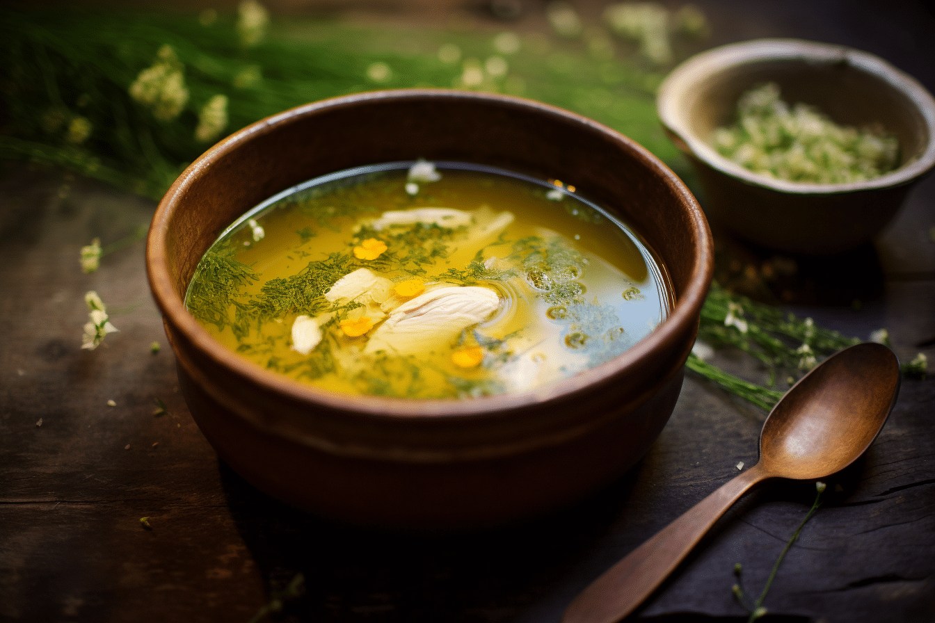 Hvor mange kalorier er der i Bouillon hønsekød spiseklar?