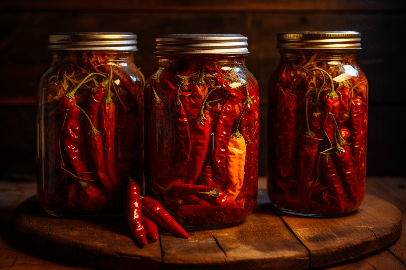 Hvor mange kalorier er der i peber chili konserves?